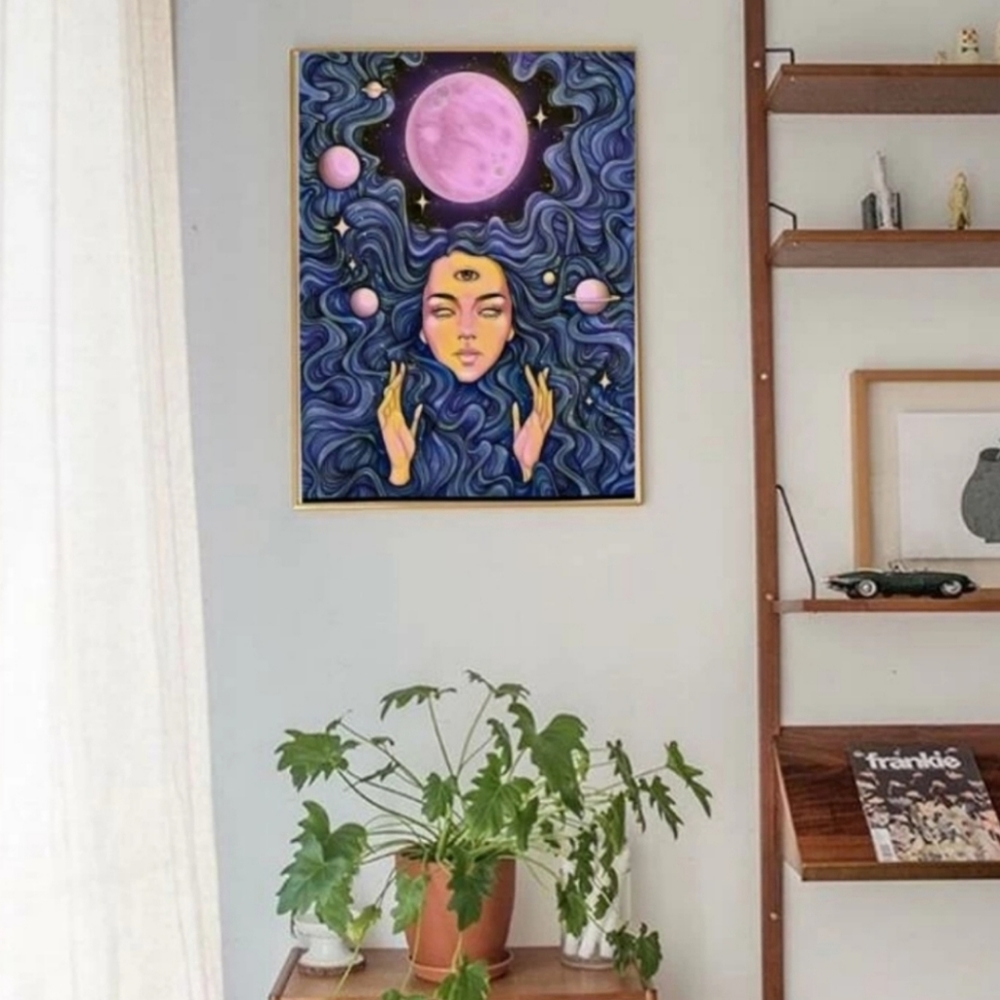 Galaxy Art Canvas Print - Picture 2 of 6
